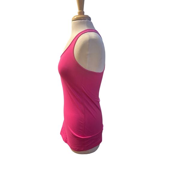 Women 8 Lululemon CRB Cool Racerback Bright Pink Tank Top Yoga Unlined Layering - Picture 3 of 6